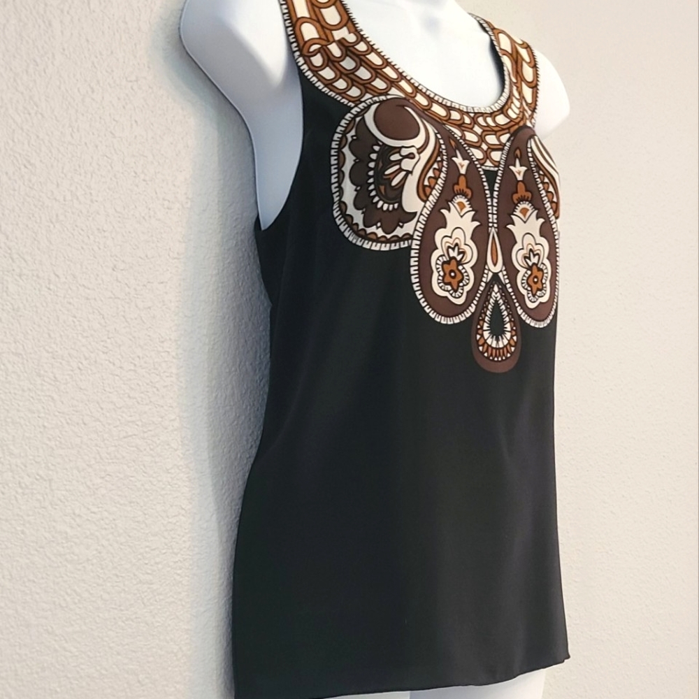 ❤️ Tibi Sleeveless Silk Top, Size 6
